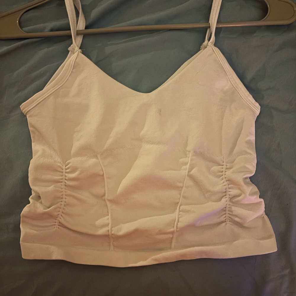 Free People White Women's Tank Top